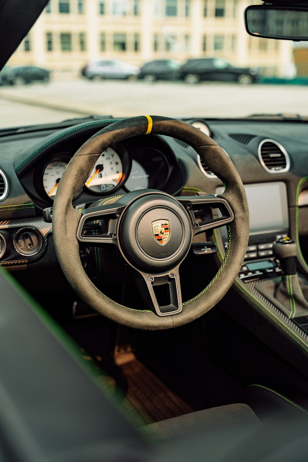 luxury car interior dashboard