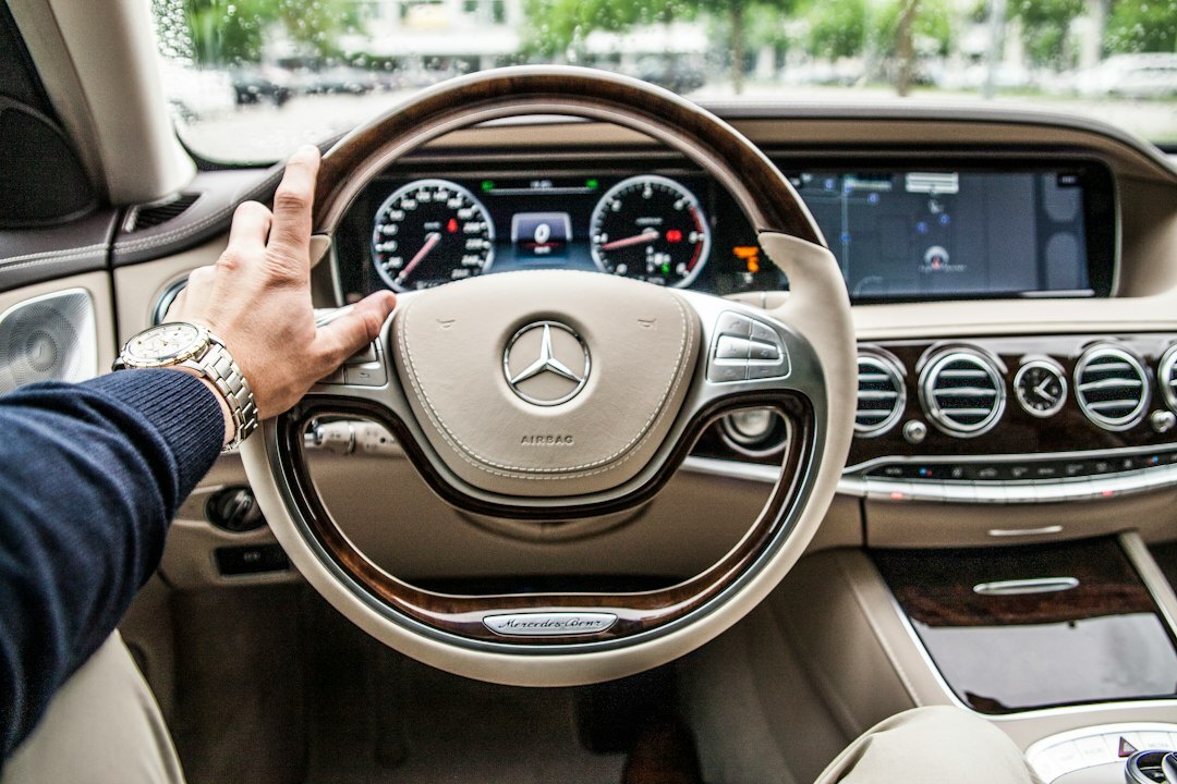 luxury car interior